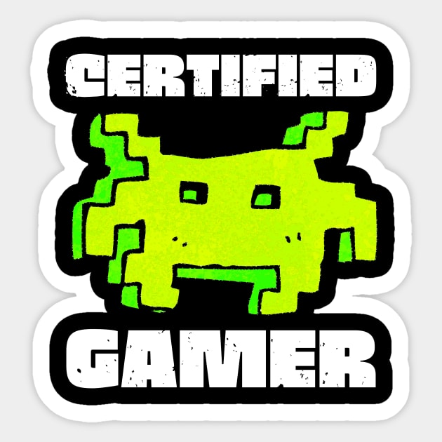 Certified Gamer Sticker by The WYLD Tribe